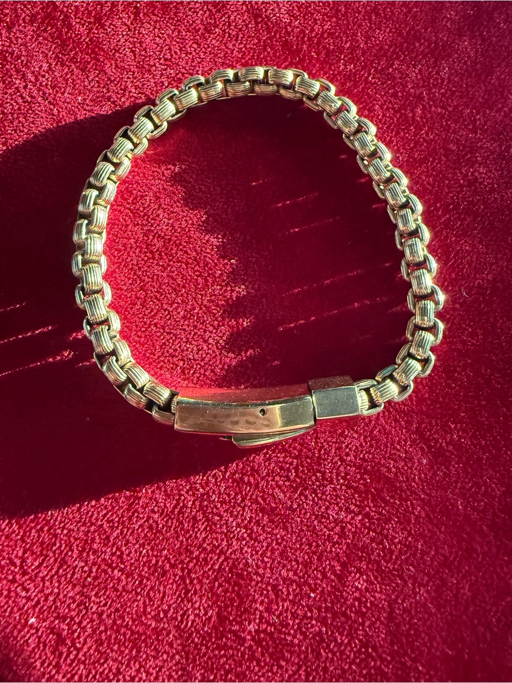 Geoffrey Beene Gold Link Bracelet
